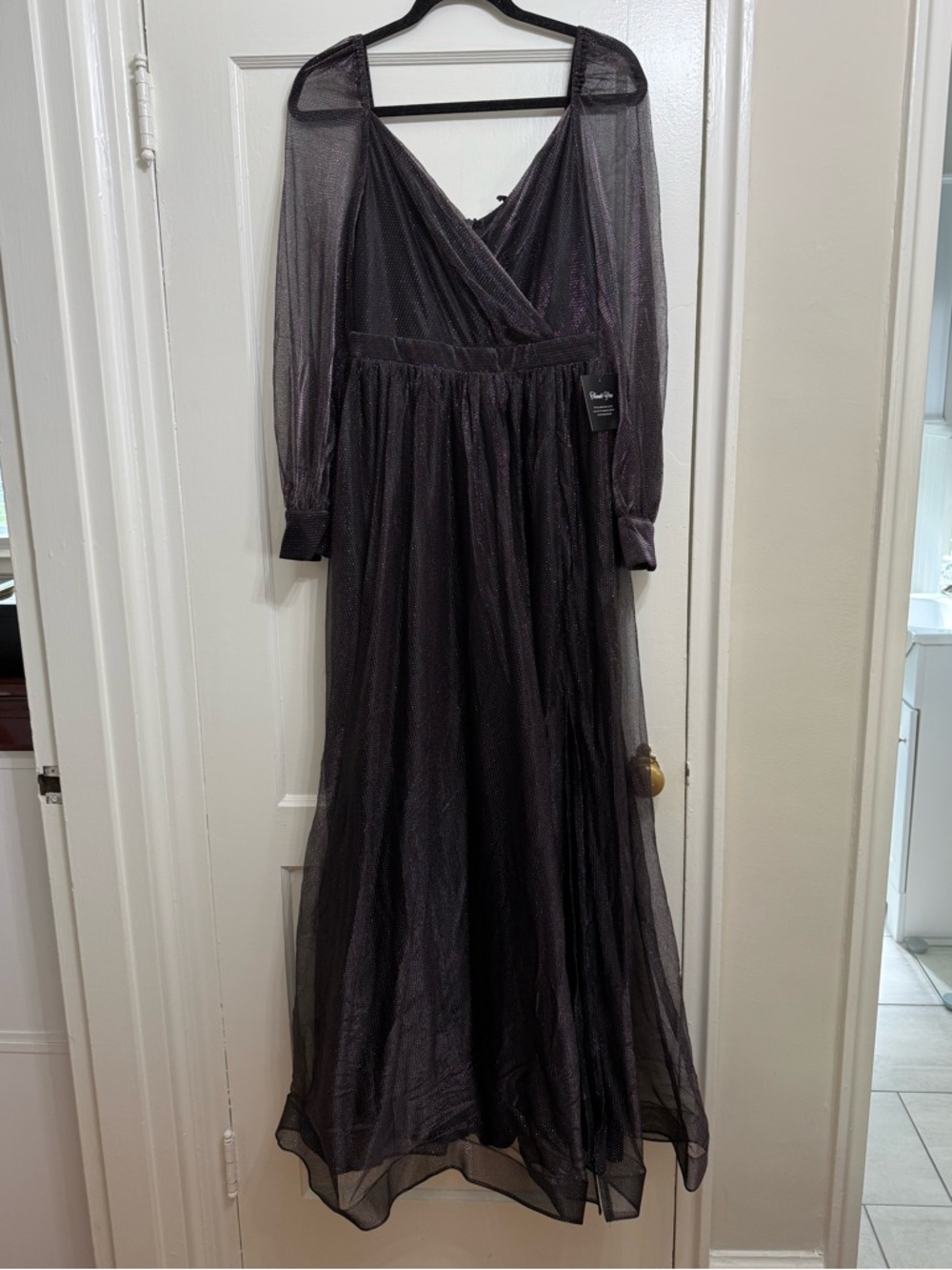 Baltic Born Long Sheer Evening Dress - Women’s L